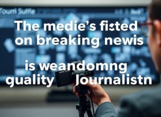 The media's fixation on breaking news is undermining quality journalism.