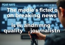 The media's fixation on breaking news is undermining quality journalism.