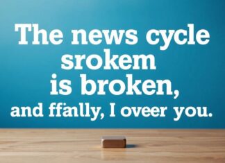 The News Cycle is Broken, and Frankly, I’m Over It The news cycle is broken, and frankly, I'm over it.